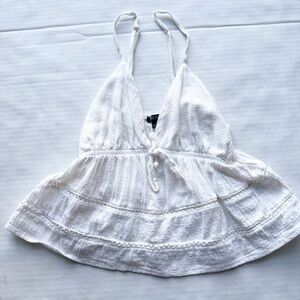 Wild Fable Boho Cami Tank Top in White